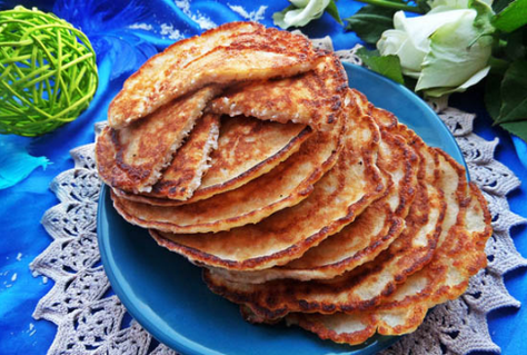 Panquecas com farelo