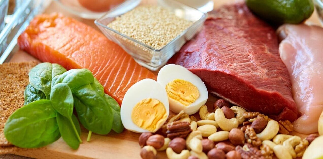 Alimentos permitidos em uma dieta protéica